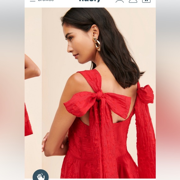 Sister Jane Vibrant Red Maxi Dress - Picture 4 of 5